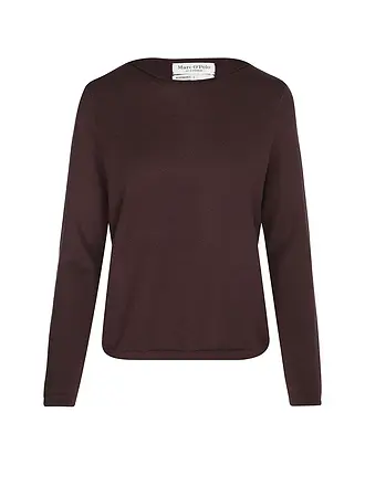 MARC O'POLO | Pullover | dunkelrot